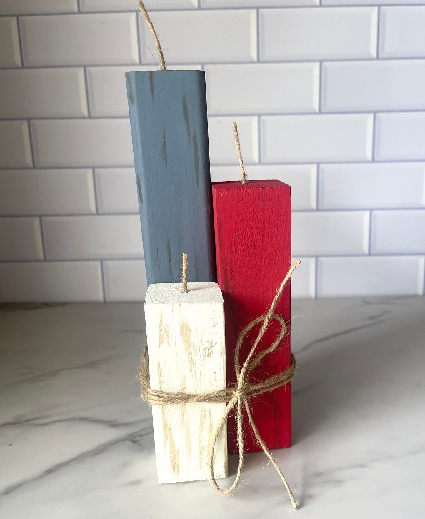 Firecracker Shelf Sitter Mantle Decor