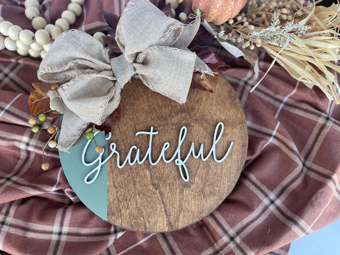Grateful Door Hanger