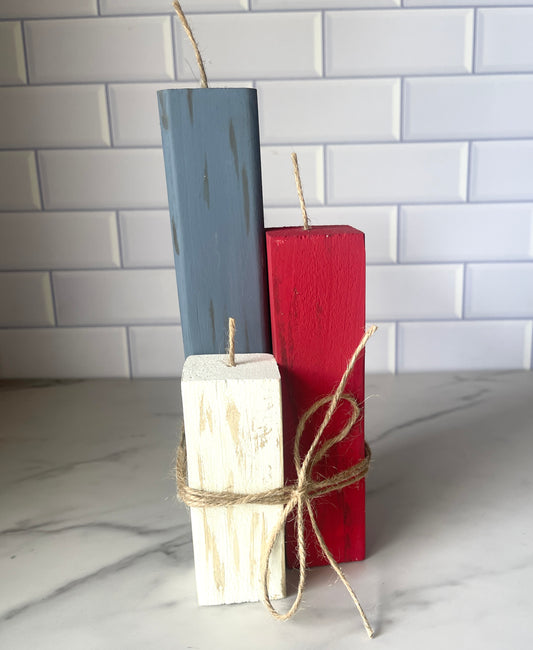 Firecracker Shelf Sitter Mantle Decor