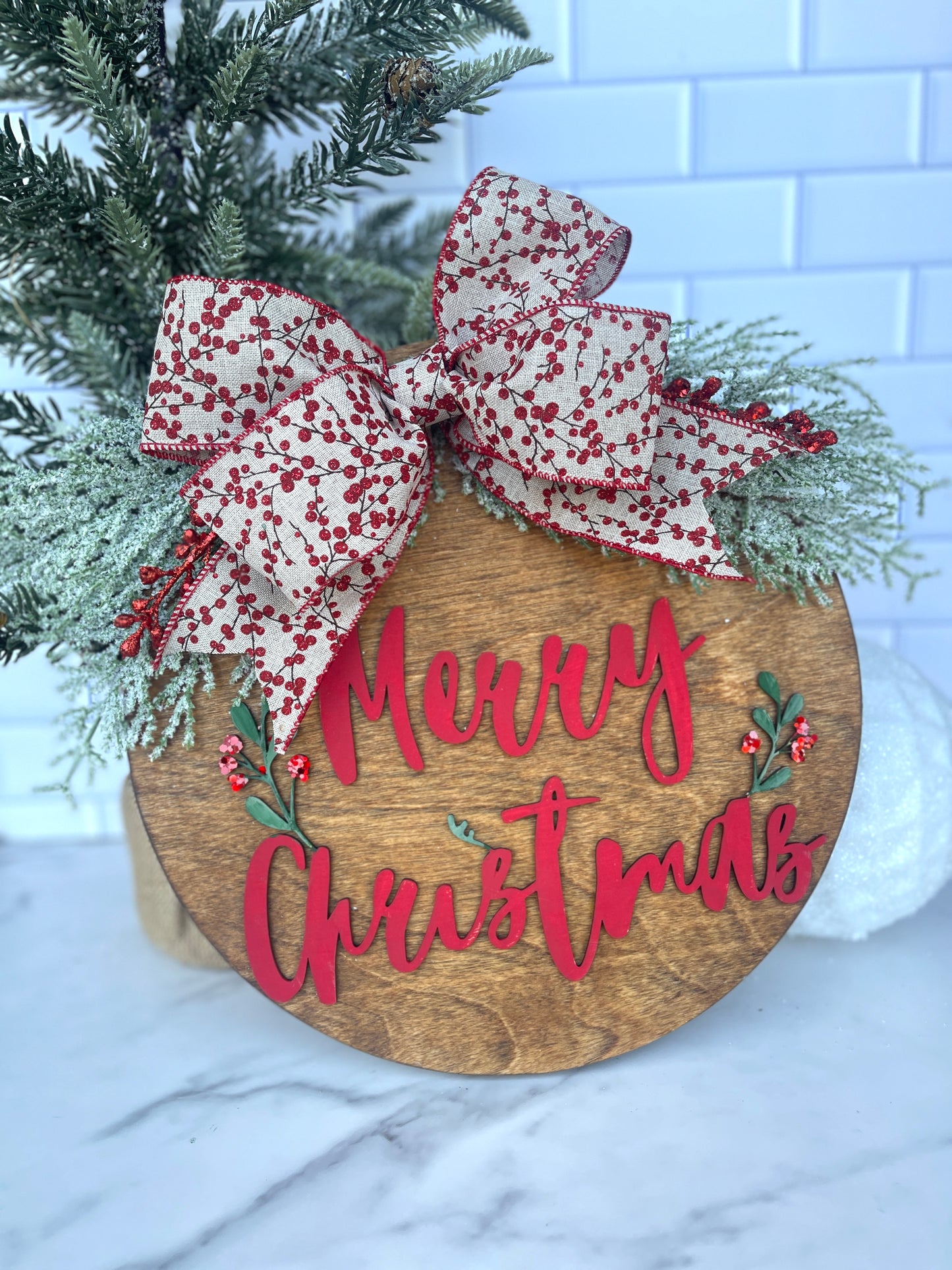 Merry Christmas Door Hanger