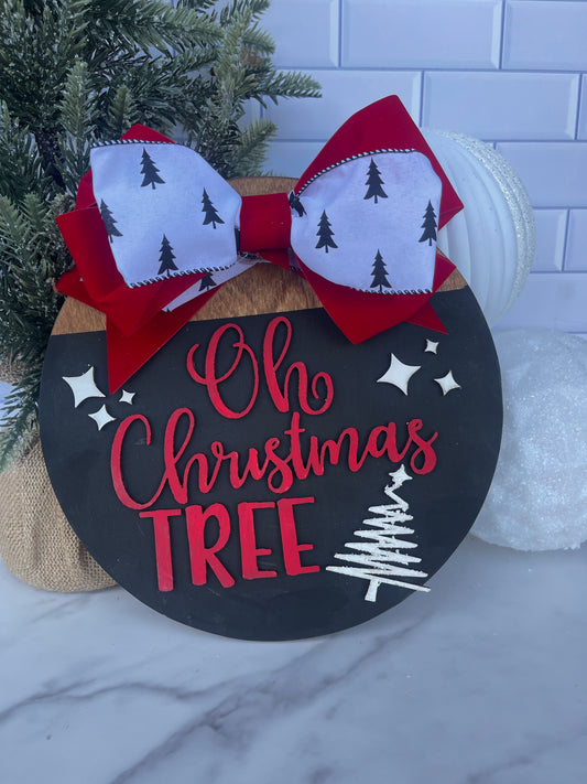 Oh Christmas Tree Sign