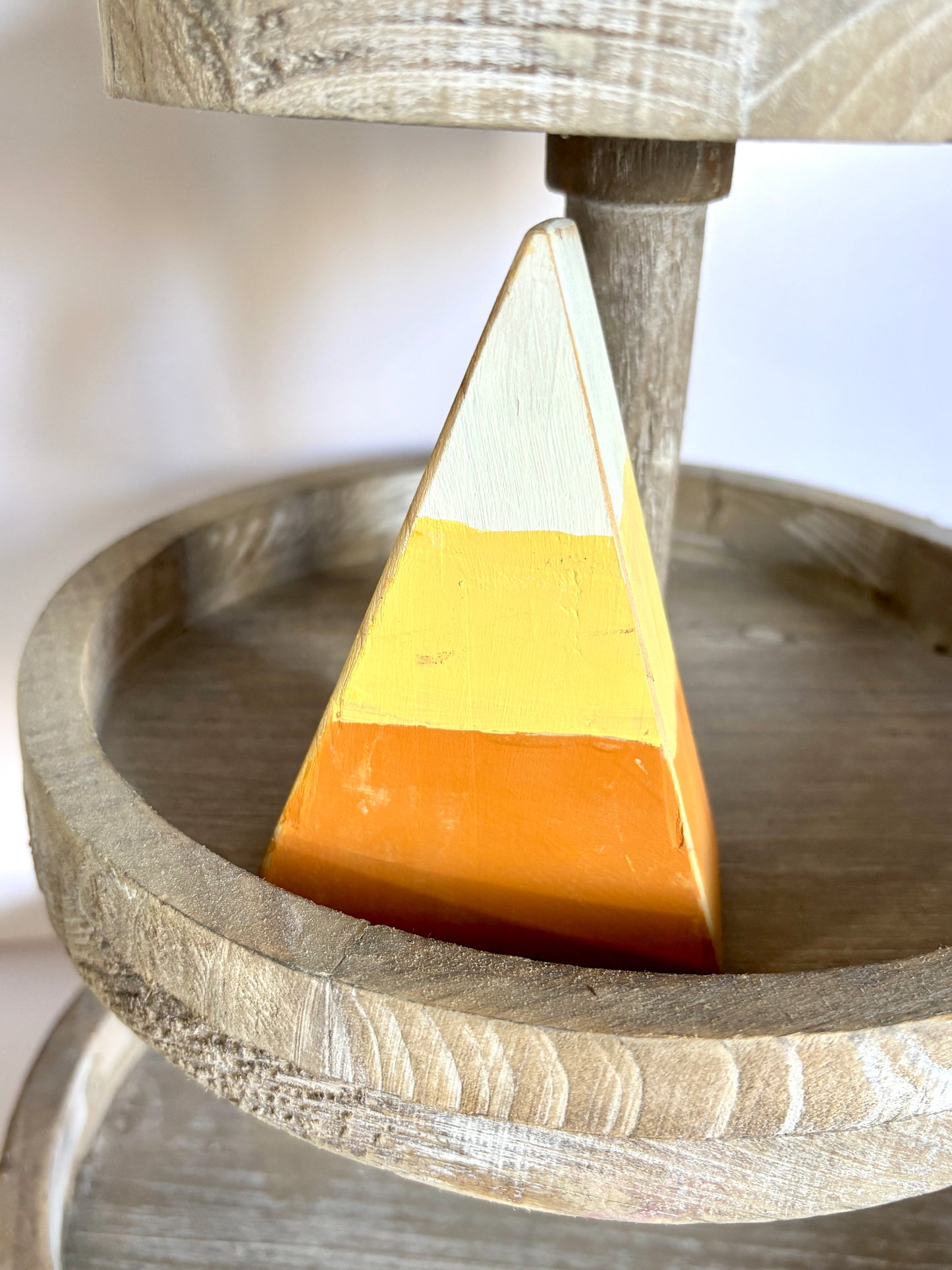 Wooden Candy Corn
