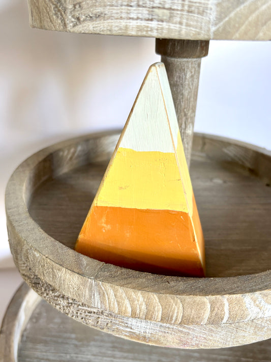 Wooden Candy Corn